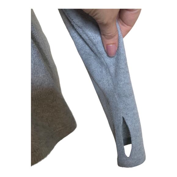 Old Navy Active gray fleece zipper jacket size Small - Picture 8 of 9